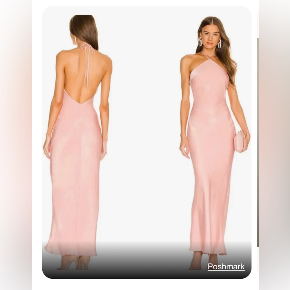 Revolve Millie gown in blush